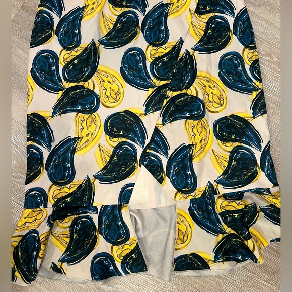 C/MEO Collective Ruffled Paisely Halter Midi Dress - Picture 3 of 3